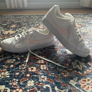 Nike blazers light baby pink sneakers